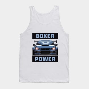 Subaru Impreza WRX STI Car Art - Boxer Engine Widebody Modified JDM Car Tank Top